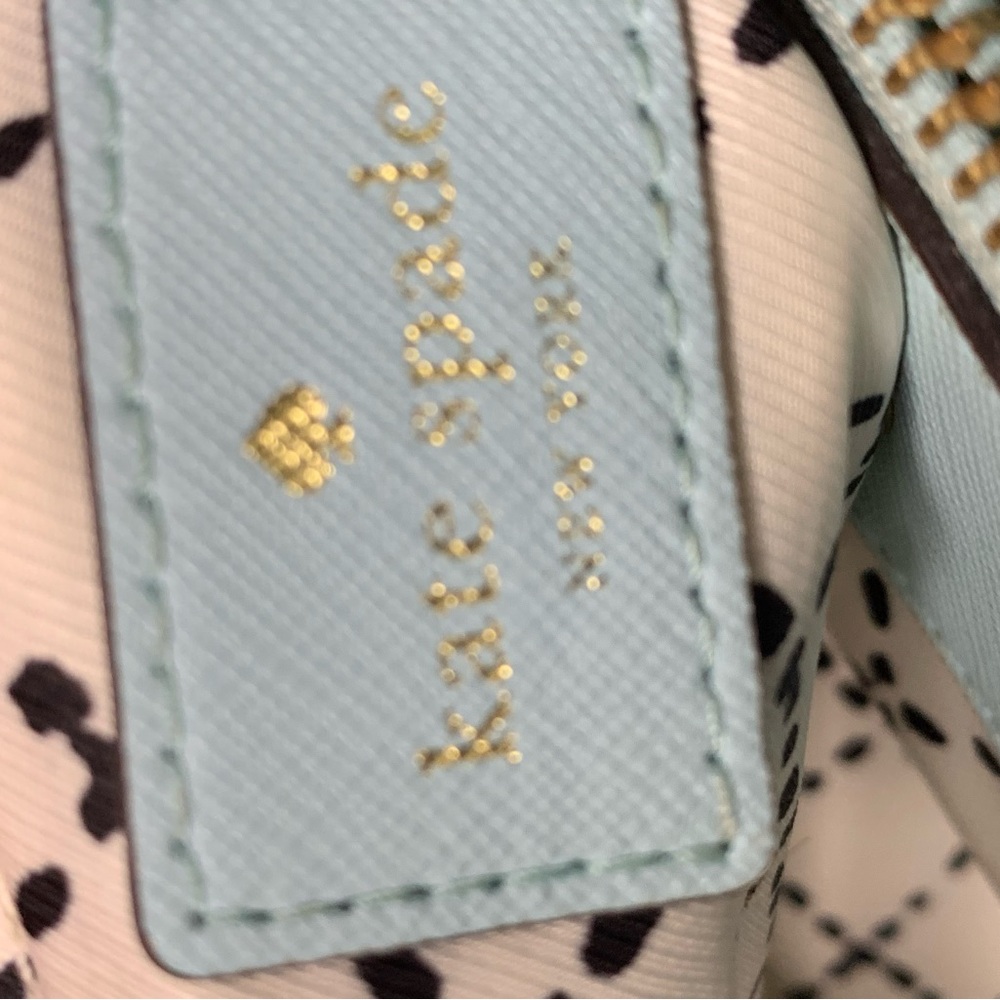 Kate Spade purse satchel large Light “Cameron” seaside blue - Picture 7 of 10